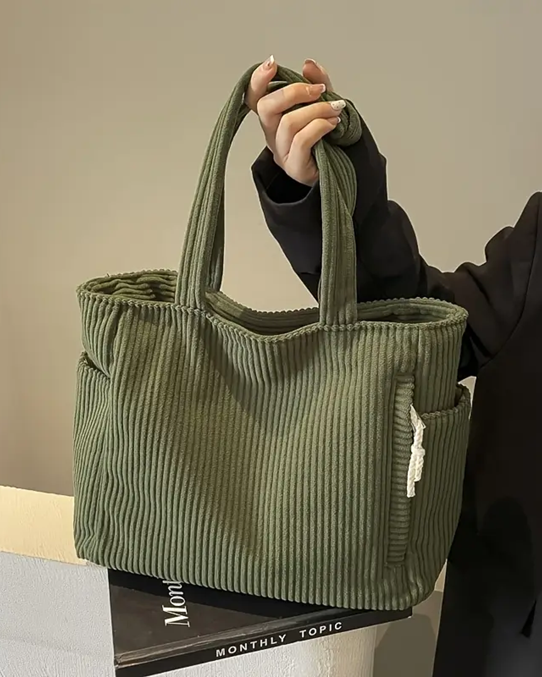 Tilda – Ribbede Tote Bag