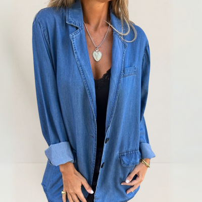 Astrid - Oversized Jeansjakke med Stil
