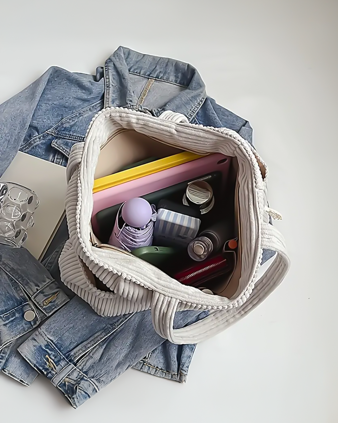 Tilda – Ribbede Tote Bag