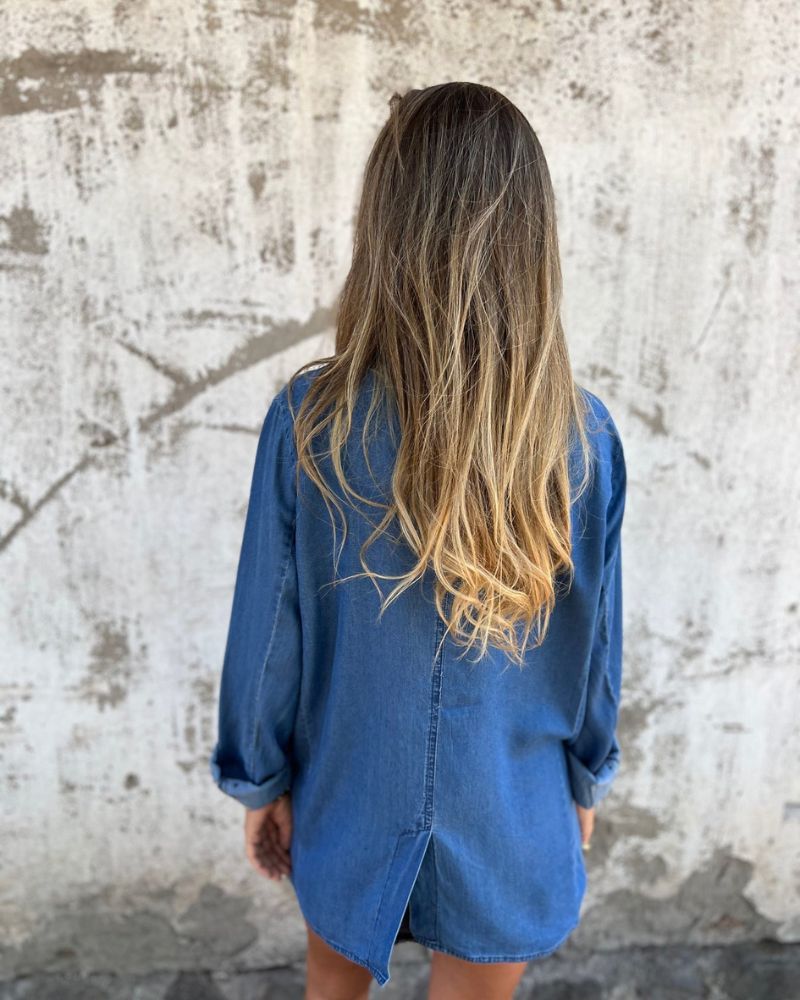 Astrid - Oversized Jeansjakke med Stil