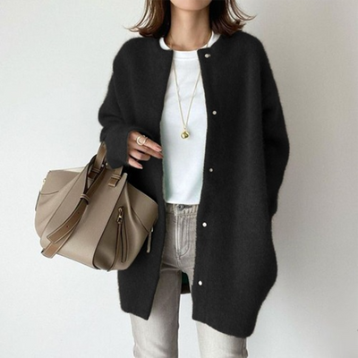 Lea - Elegant Cardigan med Klassisk Design
