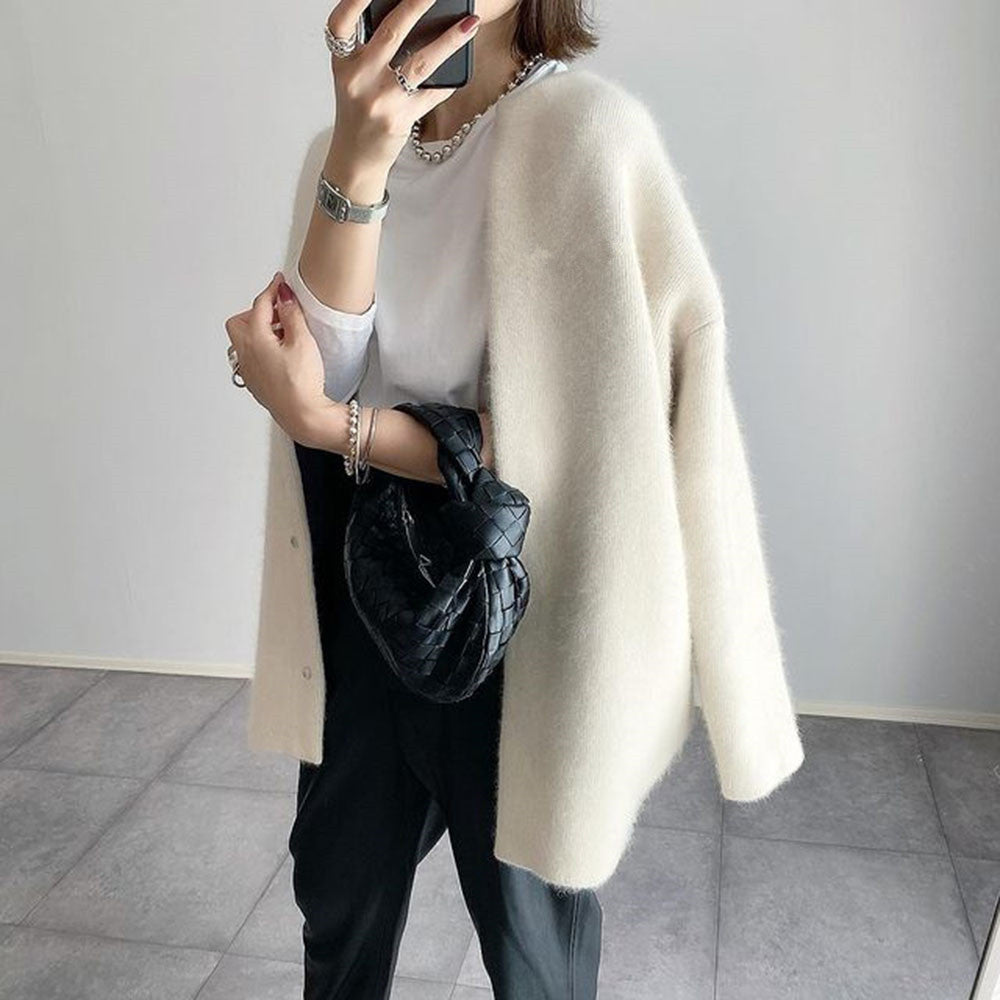 Lea - Elegant Cardigan med Klassisk Design