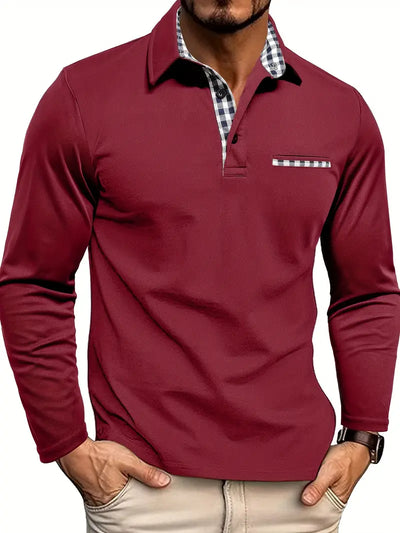 Victor – Casual, Stilfuld &amp; Komfortabel Langærmet Polo