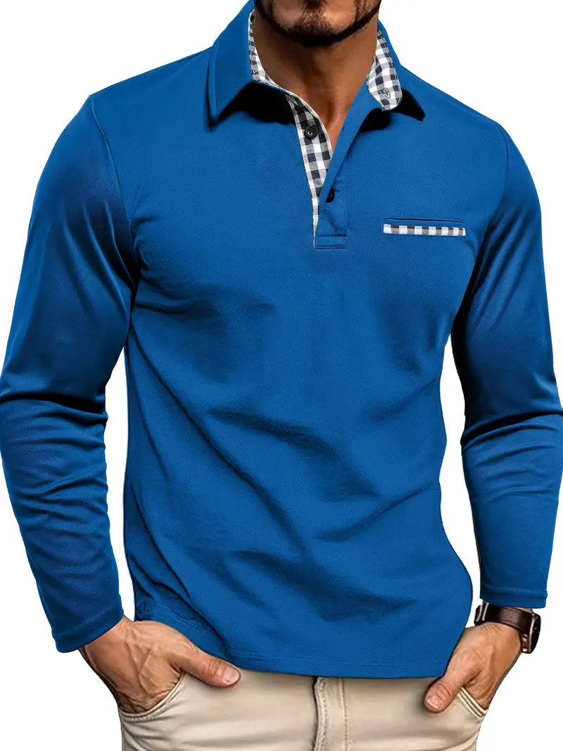 Victor – Casual, Stilfuld &amp; Komfortabel Langærmet Polo