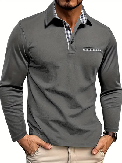 Victor – Casual, Stilfuld &amp; Komfortabel Langærmet Polo