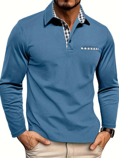 Victor – Casual, Stilfuld &amp; Komfortabel Langærmet Polo