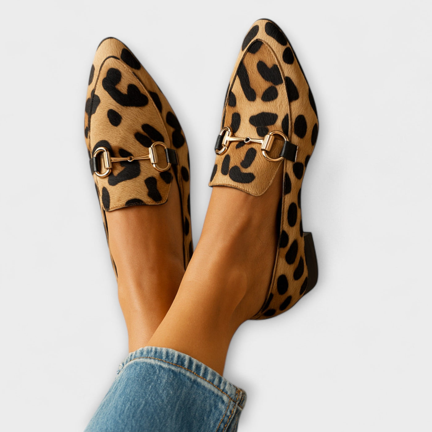Kaja – Leopard Loafers