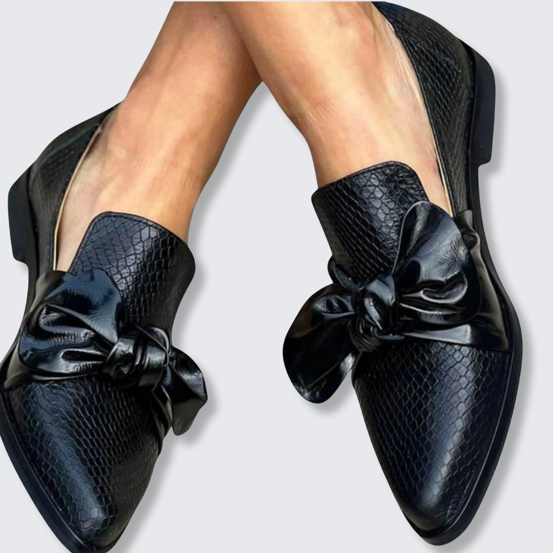 Asta – Loafer med Sløjfedetalje
